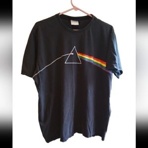 Men's Pink Floyd "Dark Side of the Moon" Album Cover T-Shirt Size XL